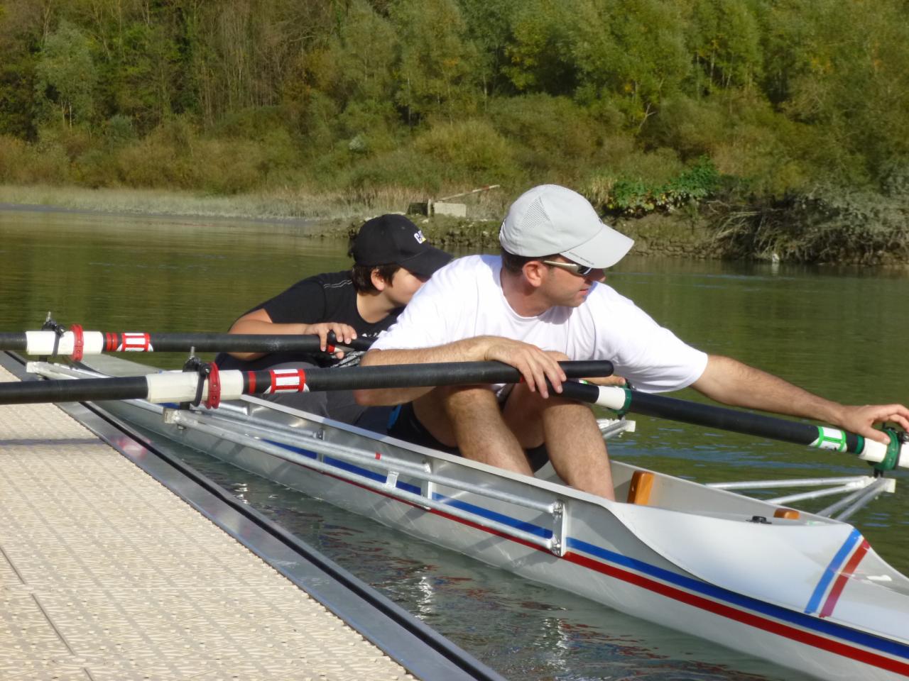 Avant de sortir du bateau, il faut déserrer sa dame de nage.