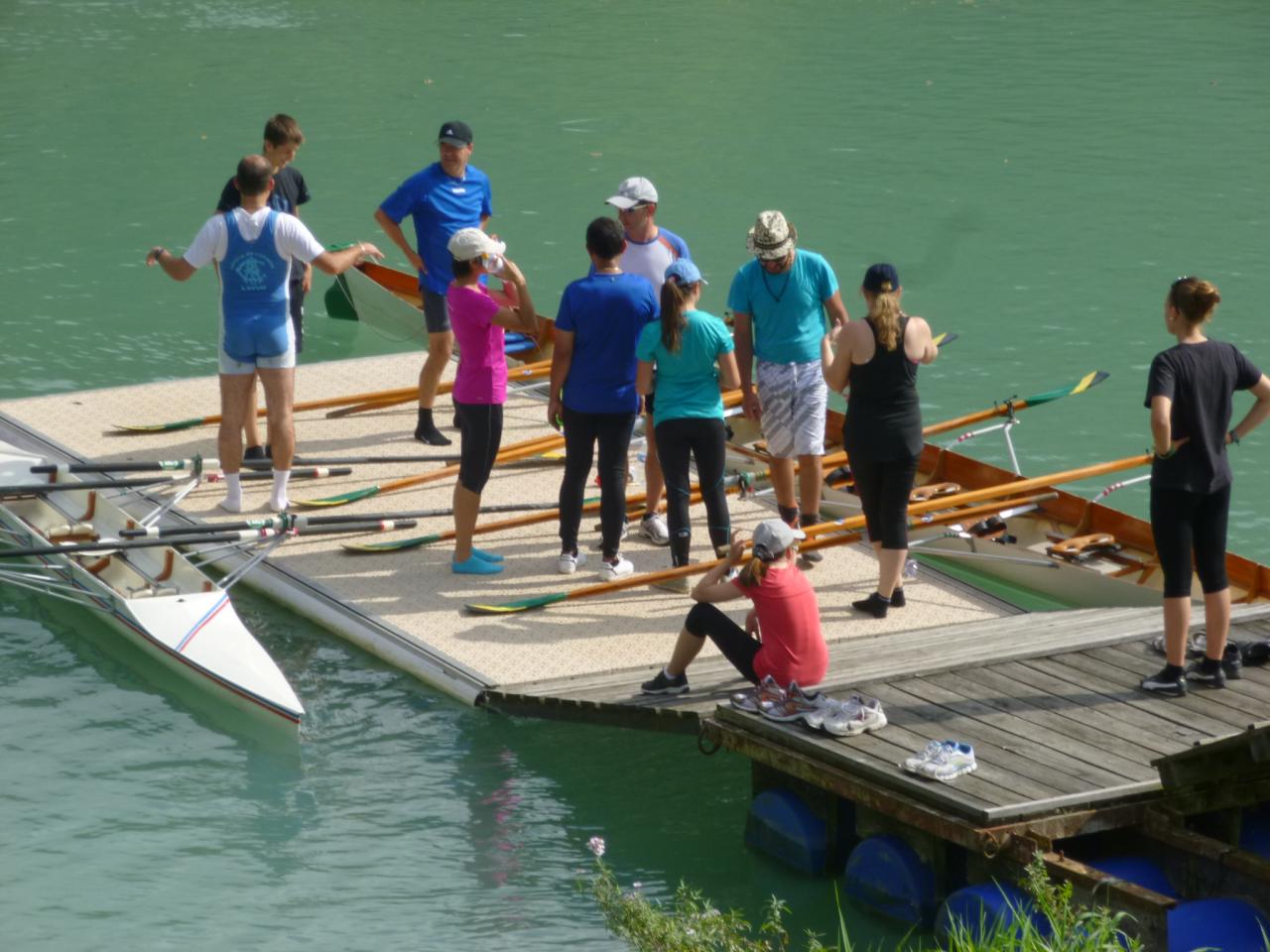 Que de monde sur le ponton